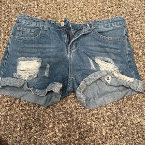 SHEIN denim shorts